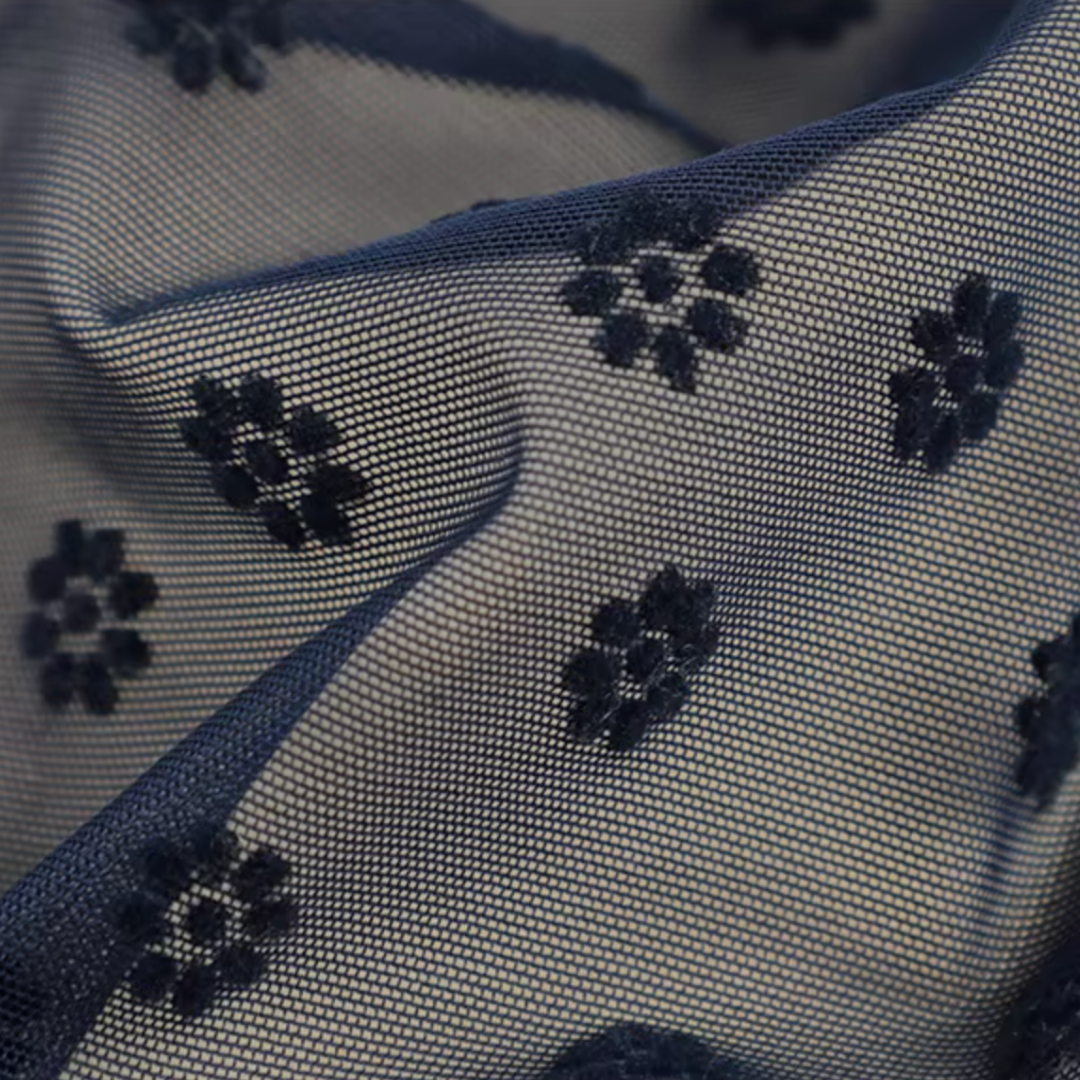 Floral Mesh 五分袖レオタード
