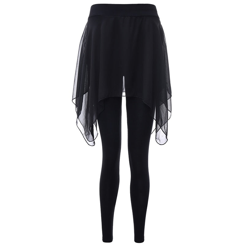 スカート付きレギンス