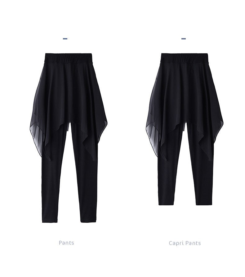 スカート付きレギンス