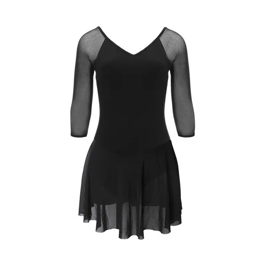 Mesh スカート付きレオタード