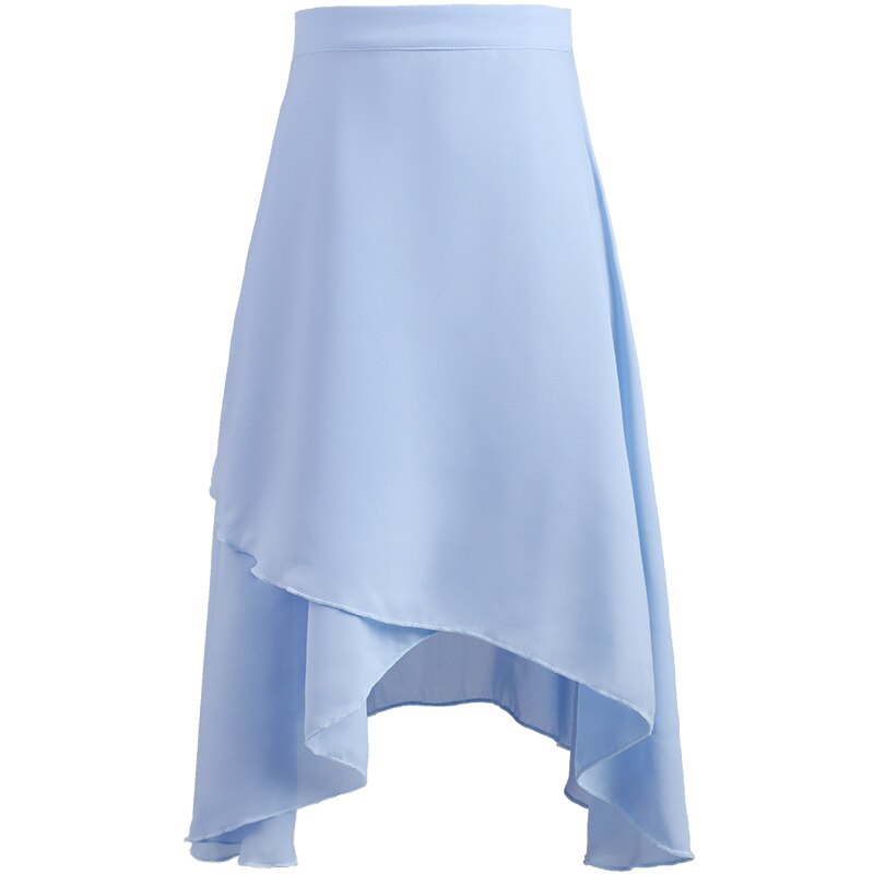 巻きスカート　膝丈