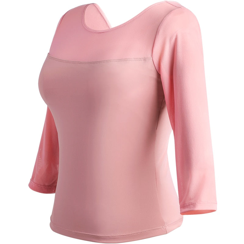 Leotop 五分袖Mesh