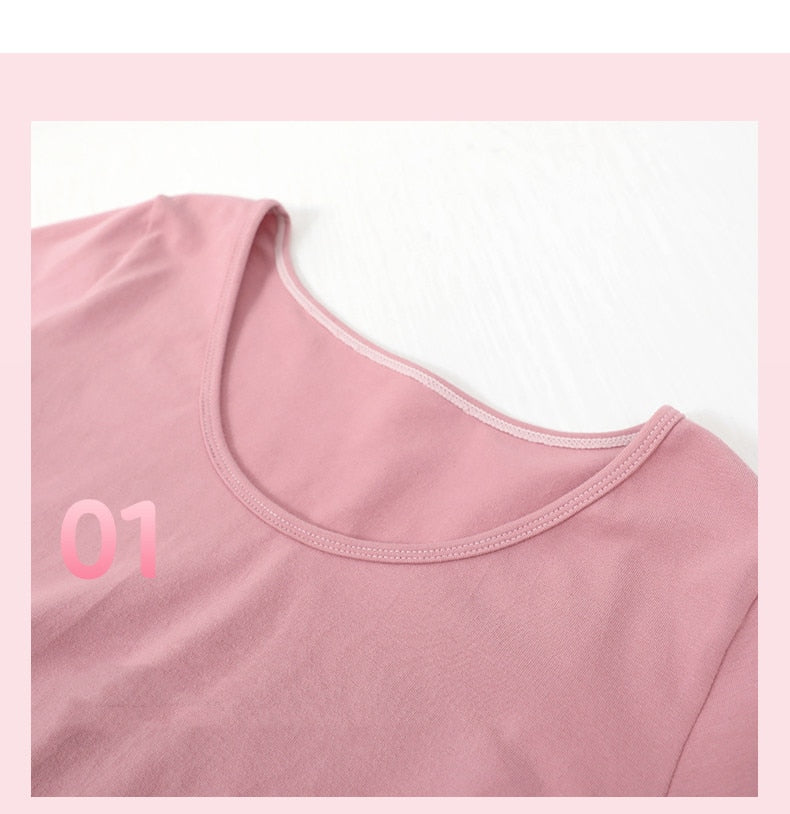 2way 長袖クロップトップ　