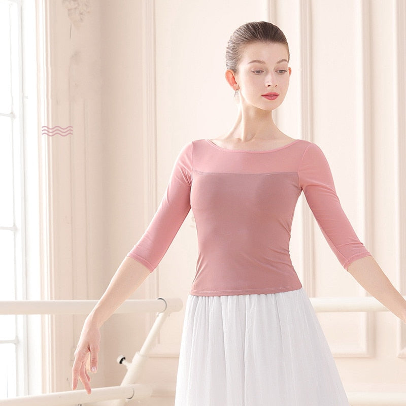 Leotop 五分袖Mesh