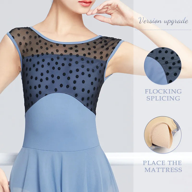 胸切り替え　スカート付き