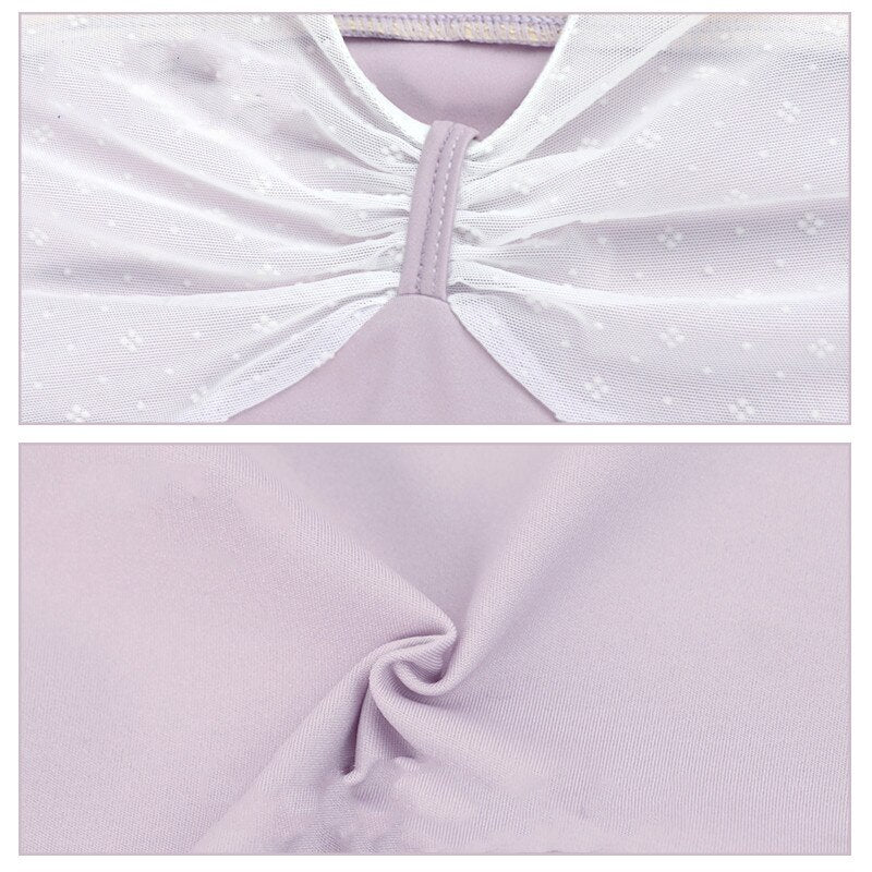 Cute バックリボン　レオタード