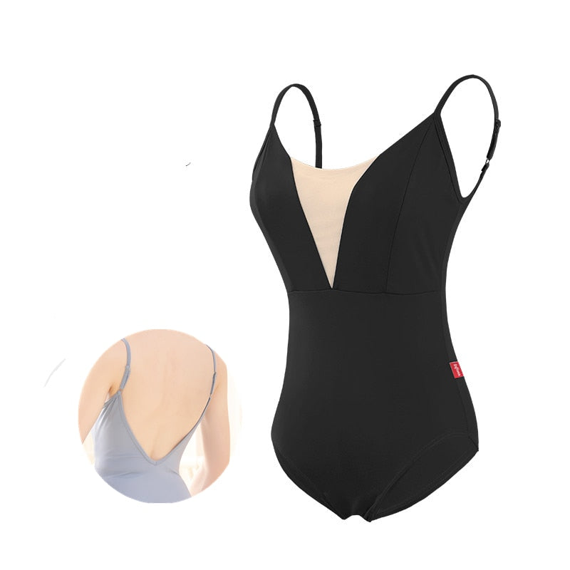 エレガント　キャミソールレオタード