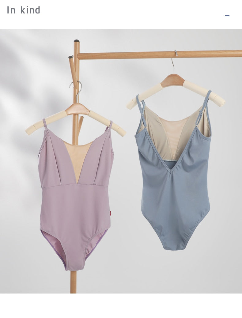 エレガント　キャミソールレオタード