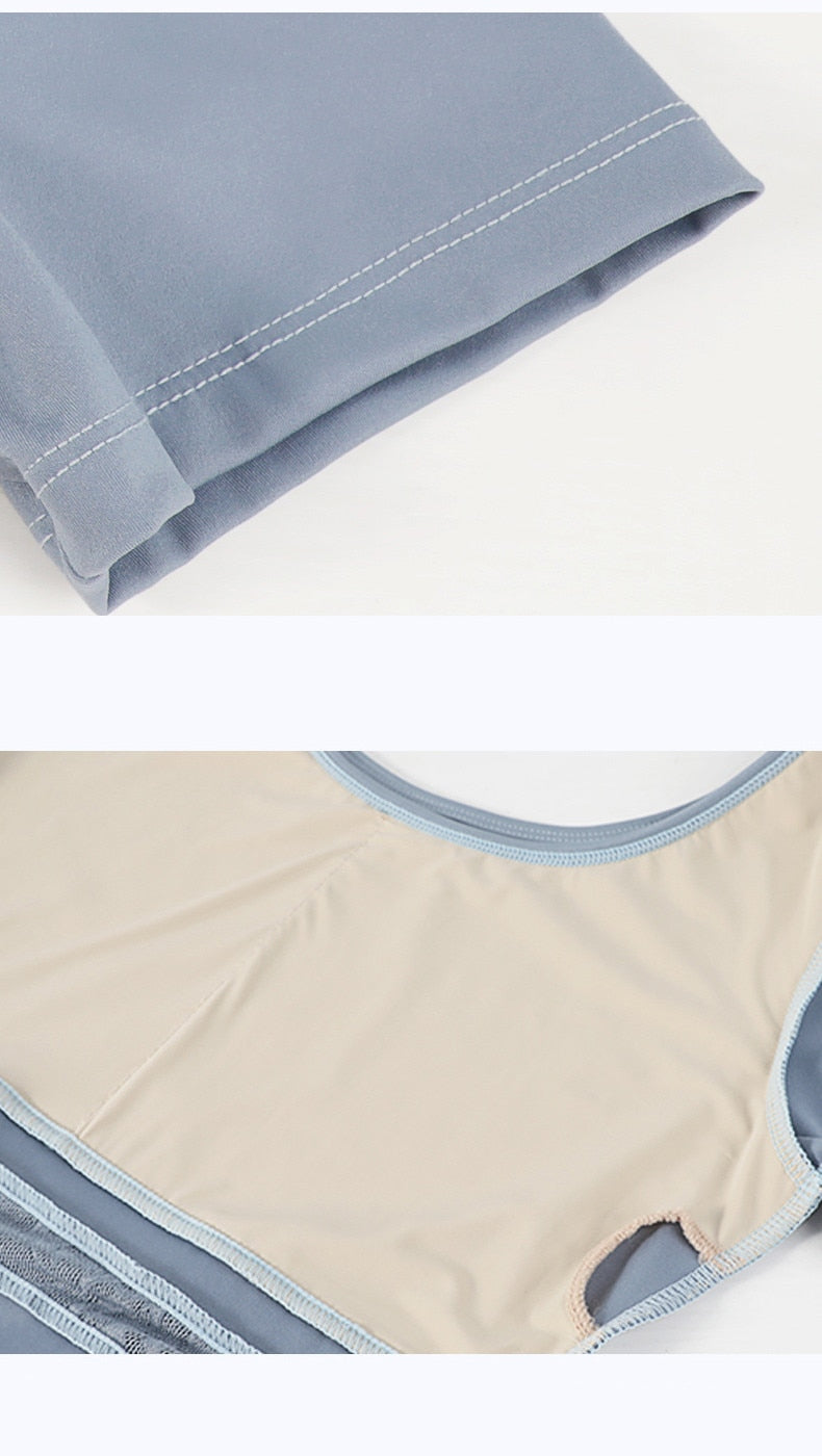 Lace ショートスリーブレオタード