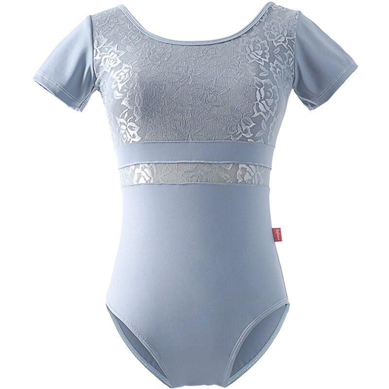 Lace ショートスリーブレオタード